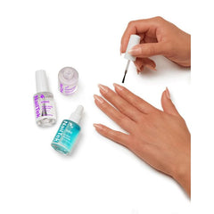 NailTek Nail Rescue System applied to weak nails for cuticle nourishment, hydration, and nail strengthening.